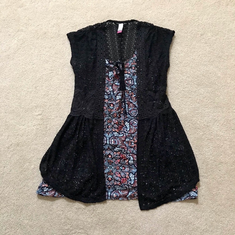 No Boundaries Sundress with Sweater
